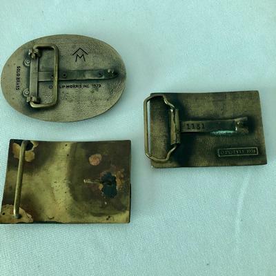 Lot 61 - Menâ€™s Belt Buckles, Rings, Cuffs and more