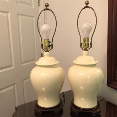 Lot 65 - Pair of Matching Lamps