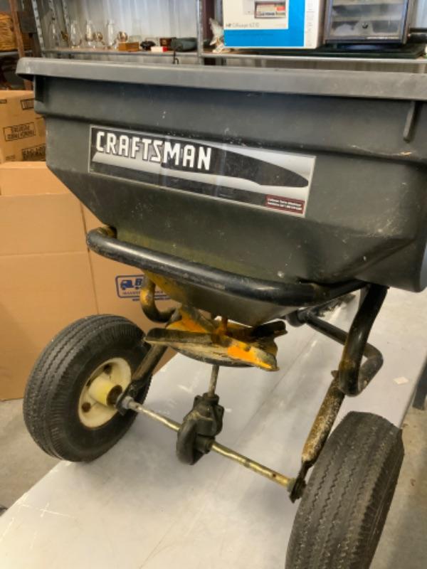 Craftsman tow behind seeder/spreader Lot 2143