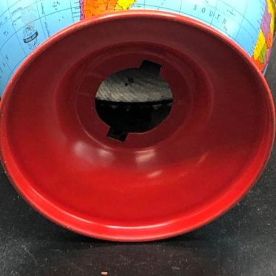 Metal Globe Bank from World Savings & Loan