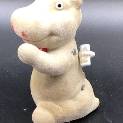 Wind-up HIPPO vintage toy