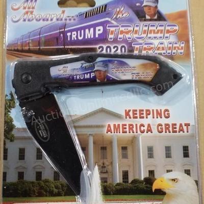 "Trump Train" commemorative knife