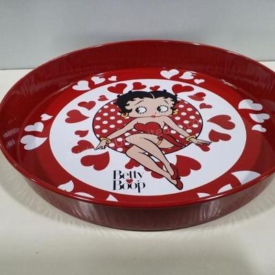 Betty Boop metal serving tray 13.5 in