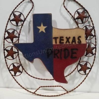 " Texas Pride" wall decor 20in NEW