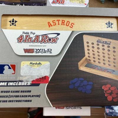 Houston Astros Table Top Connect Four Game NEW