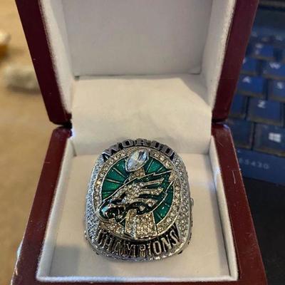 Philadelphia Eagles NFL Championship replica ring