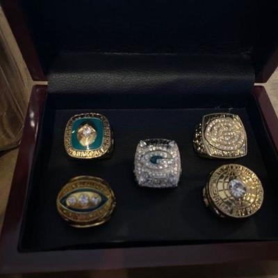 Green Bay Packers NFL replica Championship ring set