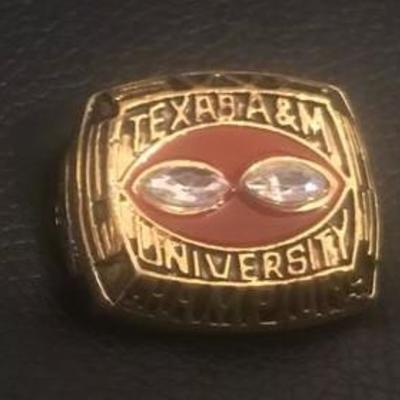 Texas A&M Aggies Southwest Conference replica Championship Ring