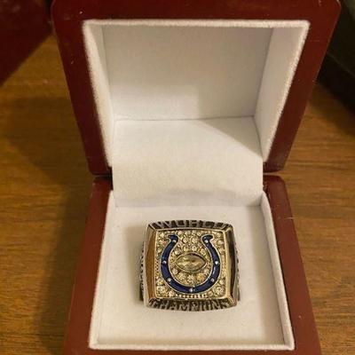 Indianapolis Colts NFL replica Championship ring