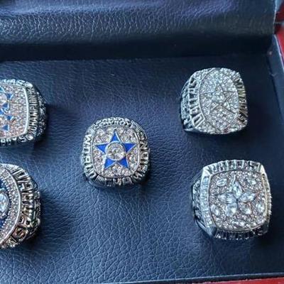 Dallas Cowboys NFL replica Championship Ring set