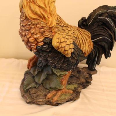 C-5 Extra Large Resin Farmhouse Rooster 26'