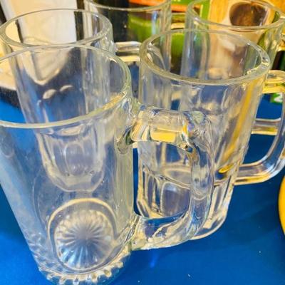 5 Vintage Beer Mugs Not Matching