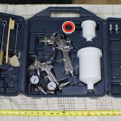 Lot 59: Campbell Hausfeld Spray Gun Kit w/ Organizer Case