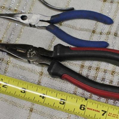 Lot 64: Assortment (5) of Needle Nose Pliers - Some Vintage 