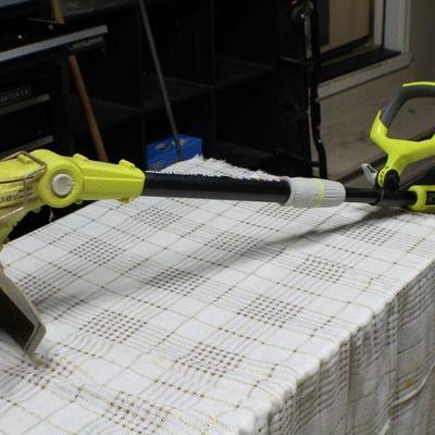 Lot 70: Large Ryobiâ„¢ Lithium 18 Volt Lime Green Cordless Tool Bundle w/ Charger, One+ Battery AND Accessories!