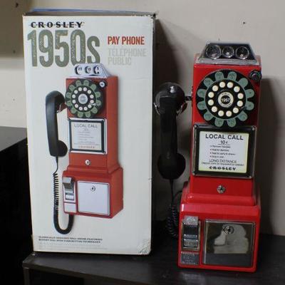 Lot 83: Reproduction Crosleyâ„¢ 1950's Pay Phone