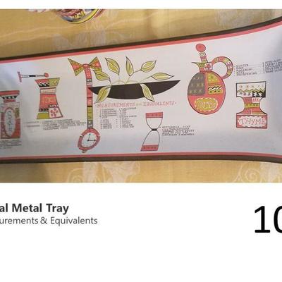 Oriental Metal Tray