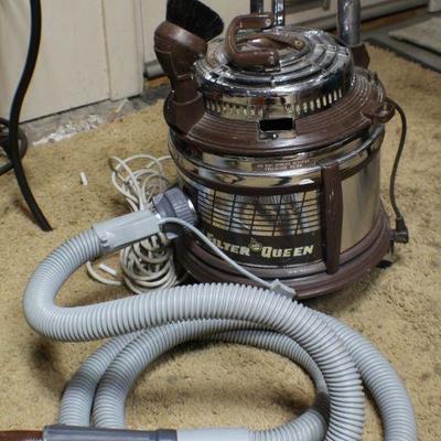 Lot 112: Vintage Filter Queen Vacuum w/ Accessories