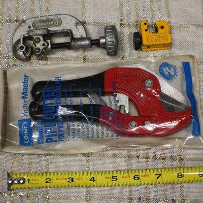 Lot 116: (3) Assorted Size Pipe Cutter Tools