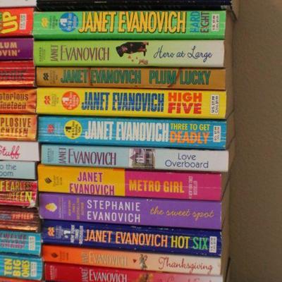 Lot 154: Huge Lot of Janet Evanovich Paperback Books