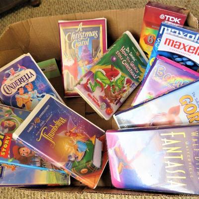 Children's Videos VHS BOX LOT (12) Disney's