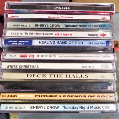 CD Music Game BOX LOT (10) # 1 Christmas Spiritual Rock Artists