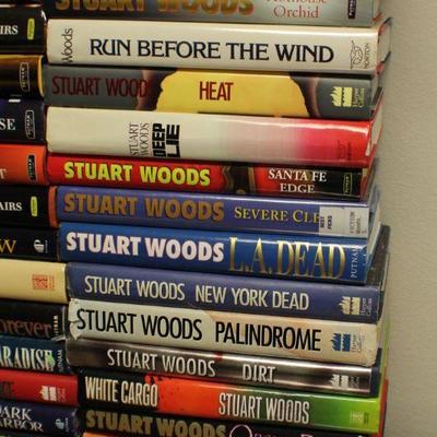 Lot 172: Huge Bundle of Stuart Woods Hardback Novels