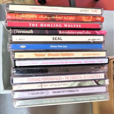 CD Music Game BOX LOT (12) # 2 Christmas Spiritual Rock Jazz Artists