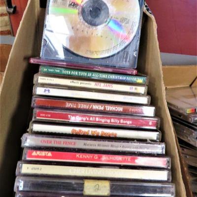 CD Music Game BOX LOT (17) # 3 Christmas Spiritual Rock Artists
