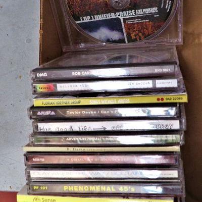 CD Music Game BOX LOT (16) # 5 Christmas Spiritual Rock Artists