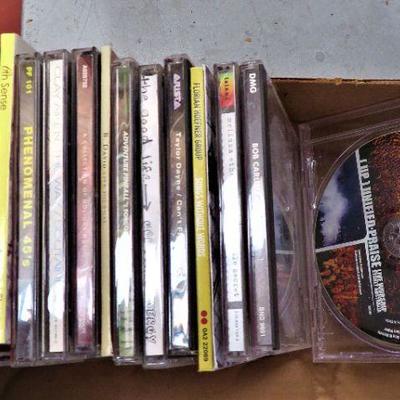 CD Music Game BOX LOT (16) # 5 Christmas Spiritual Rock Artists