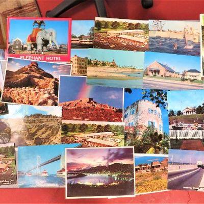 OLD POSTCARDS BOX LOT (30) # 2  Texas USA States Country