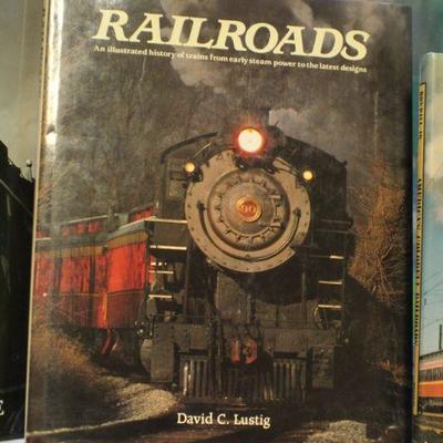 Lot 180: (6) Railroad Hardback Reference Books