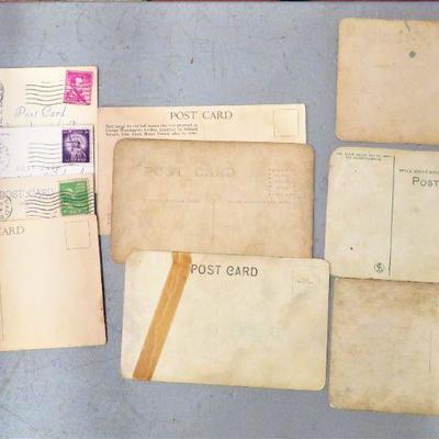 OLD POSTCARDS (1934-1939) BOX LOT (10) Washington Room