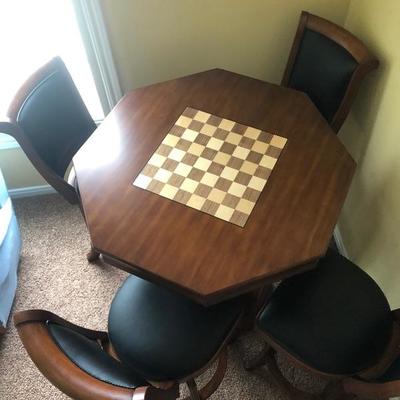 Tall poker/chess table 