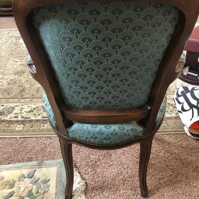 Blue/green armchair 