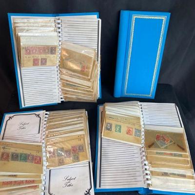 Postage Stamp Collection, Foreign Country stamps, Organized, new and cancelled