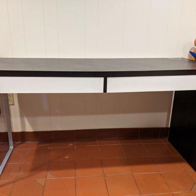 Black and White Desk