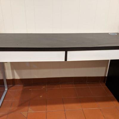 Black and White Desk
