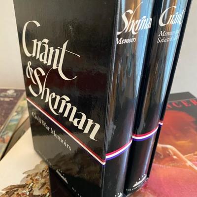 Grant & Sherman Civil War Memoirs 2 book set - Like New
