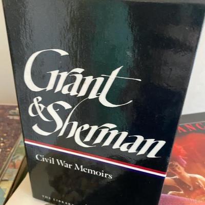 Grant & Sherman Civil War Memoirs 2 book set - Like New