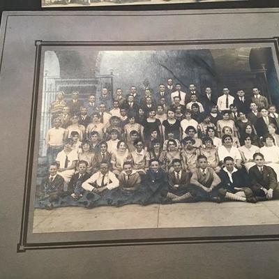 Large Old Photo of a Classroom approx 10x12