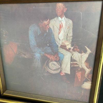 Set of 4 Norman Rockwell Prints
