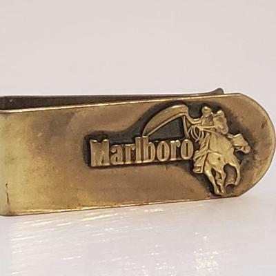 Lot 9: Vintage Brass Marlboro Money clip