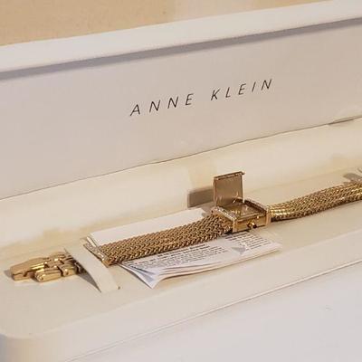 Lot 10: Anne Klein Diamond Swiss Watch New in Box