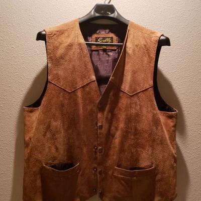 Lot 15: Scully Raw Leather Vest