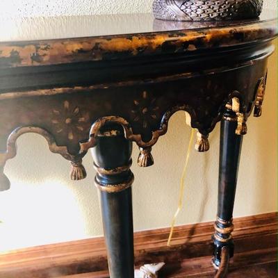 HAND PAINTED ENTRY TABLE 
