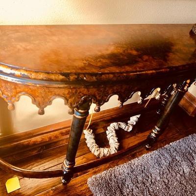 HAND PAINTED ENTRY TABLE 