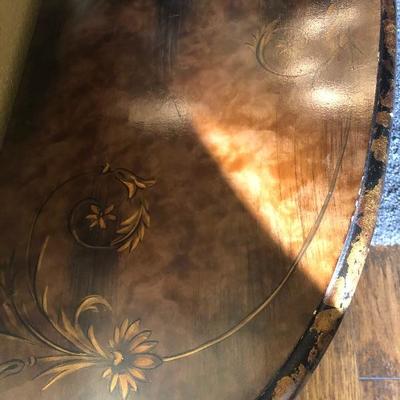 HAND PAINTED ENTRY TABLE 