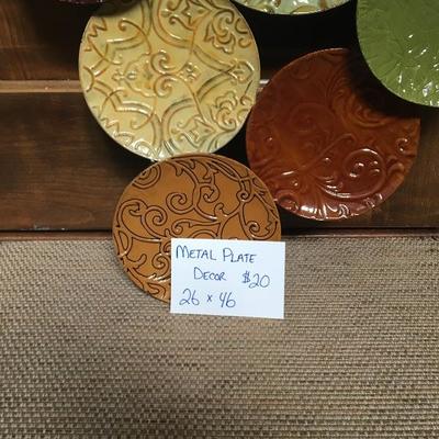 Metal Plate Decor 